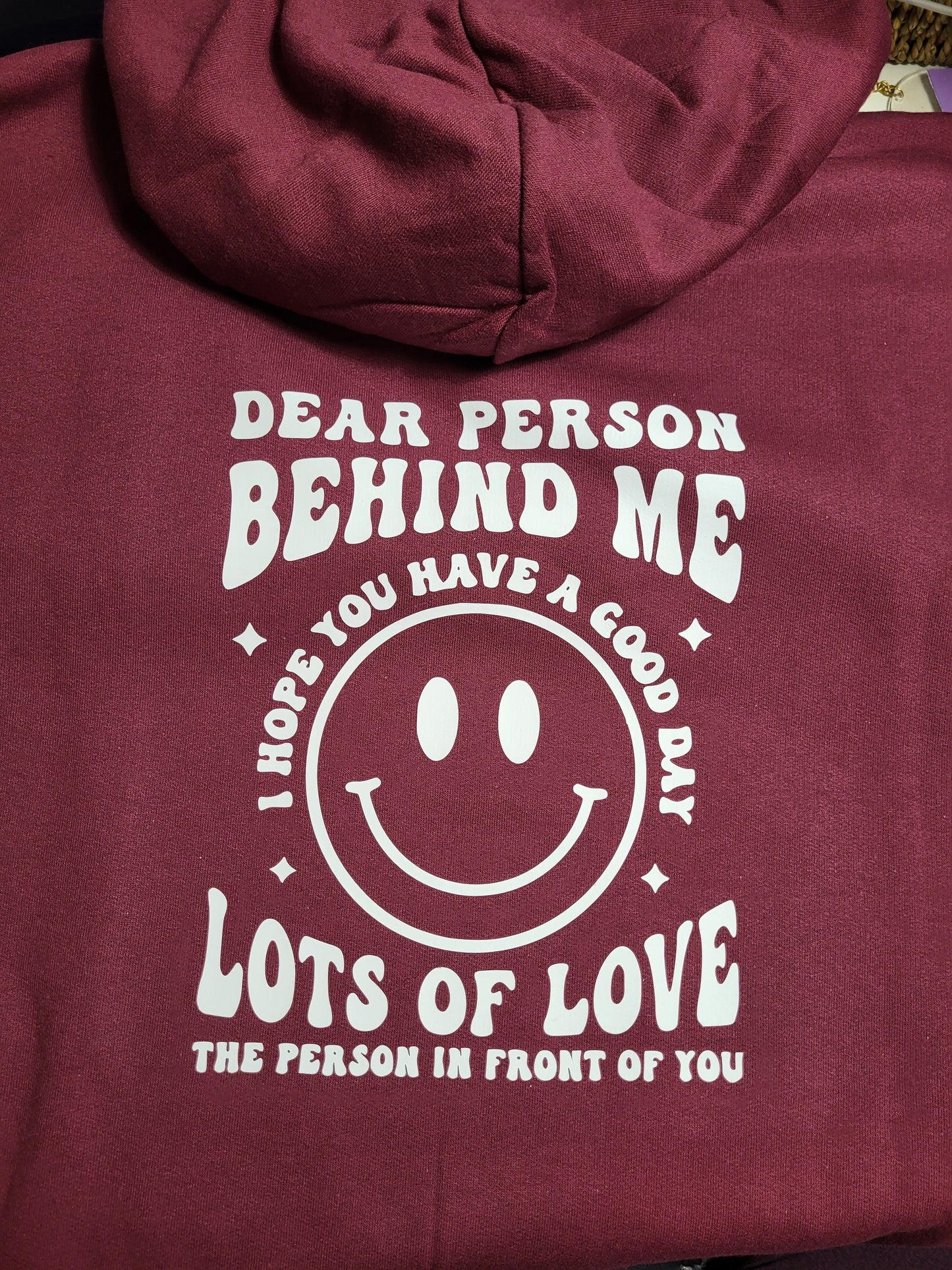 Dear Person Behind Me | Youth Hoodie