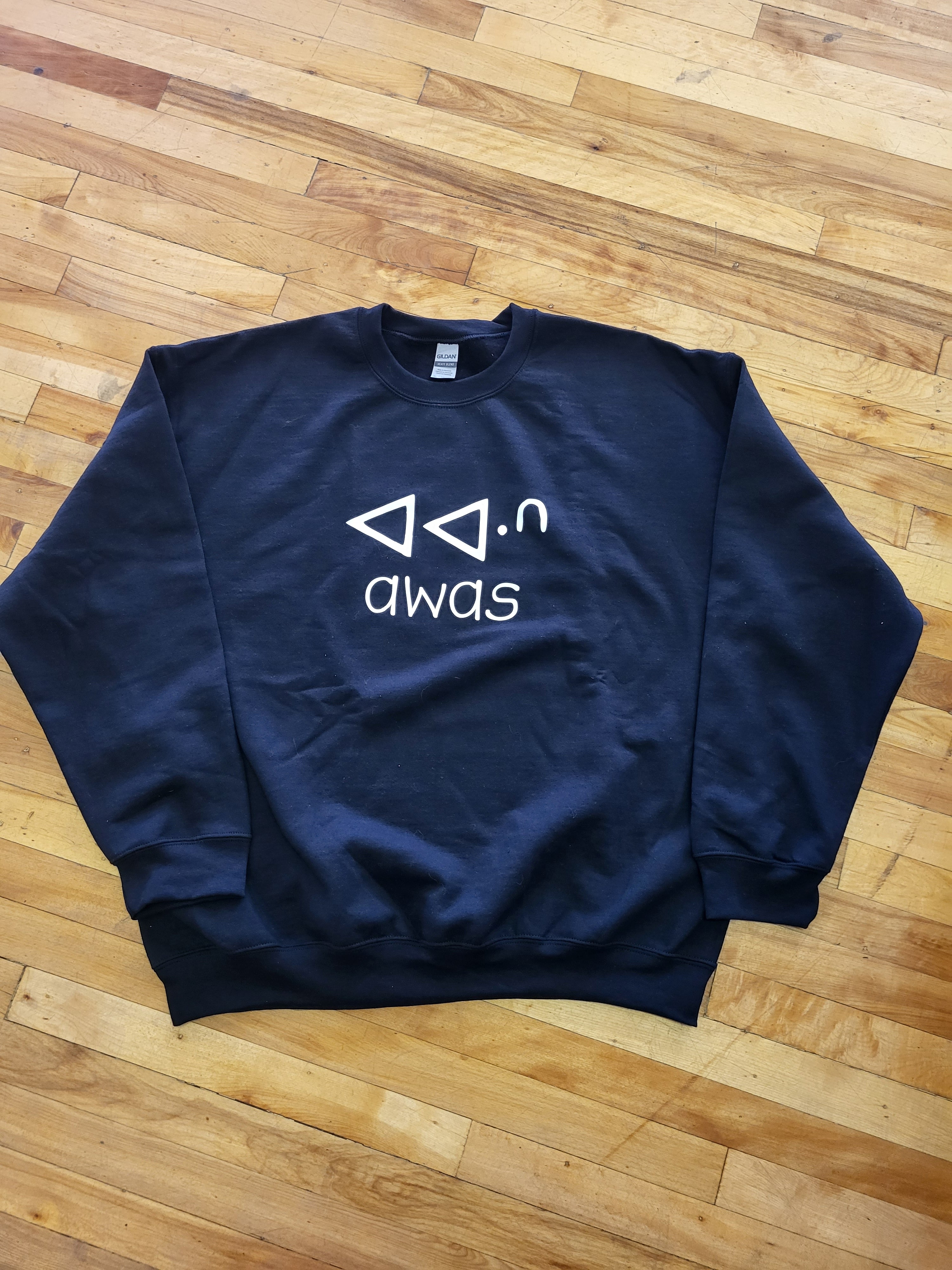 Awas | Go Away | Cree Syllabic | Sweatshirt