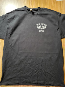 Dad back race track | Pit Crew | T-shirt