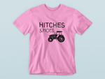 Load image into Gallery viewer, Hitches &amp; Hoes | Farming | T-shirt
