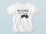 Load image into Gallery viewer, Hitches &amp; Hoes | Farming | T-shirt
