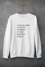 Load image into Gallery viewer, Creator knew | Sweatshirt
