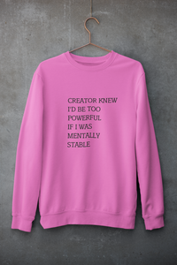 Creator knew | Sweatshirt