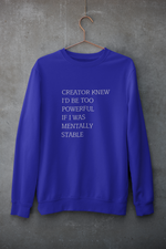 Load image into Gallery viewer, Creator knew | Sweatshirt
