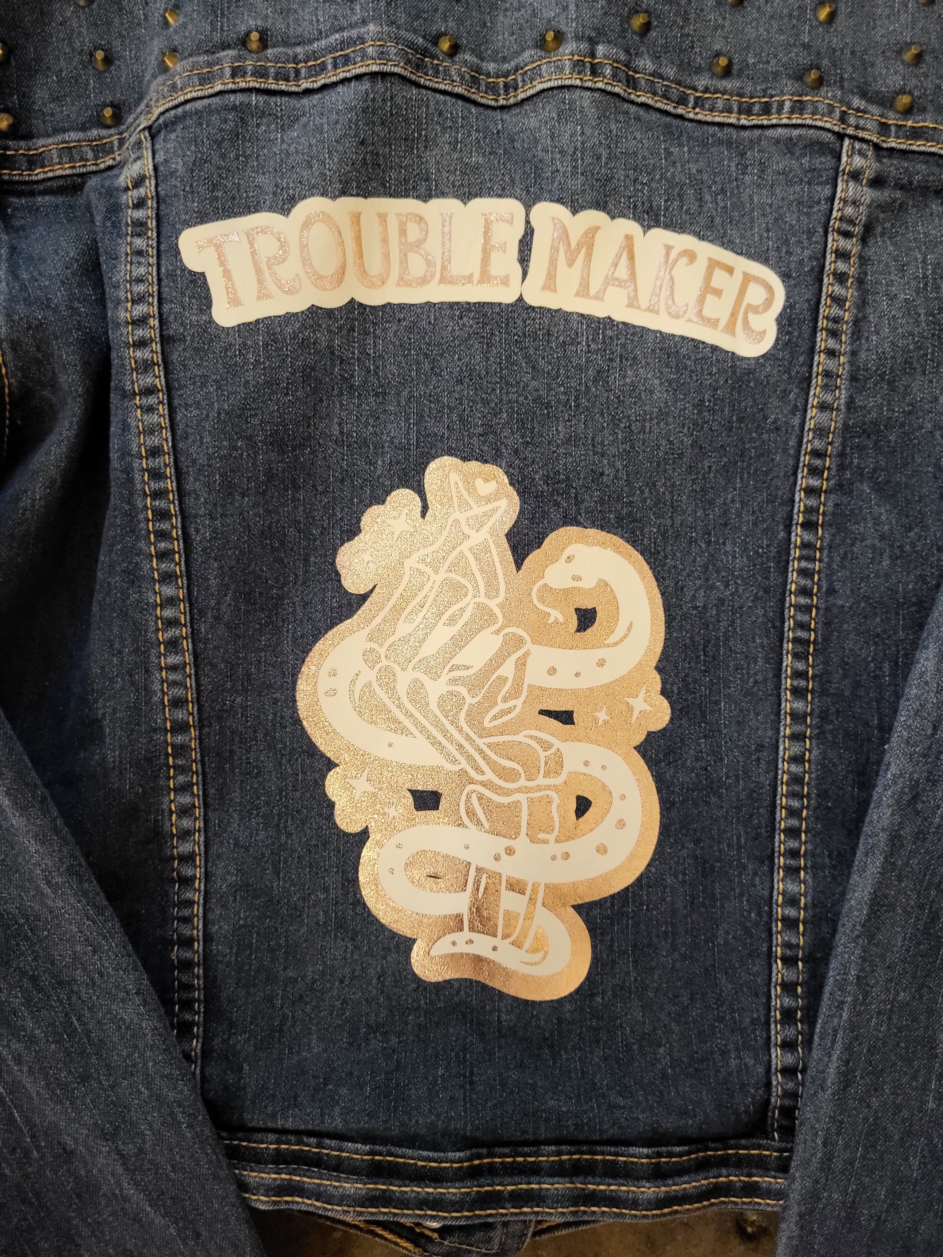 Trouble Maker | Denim Jacket