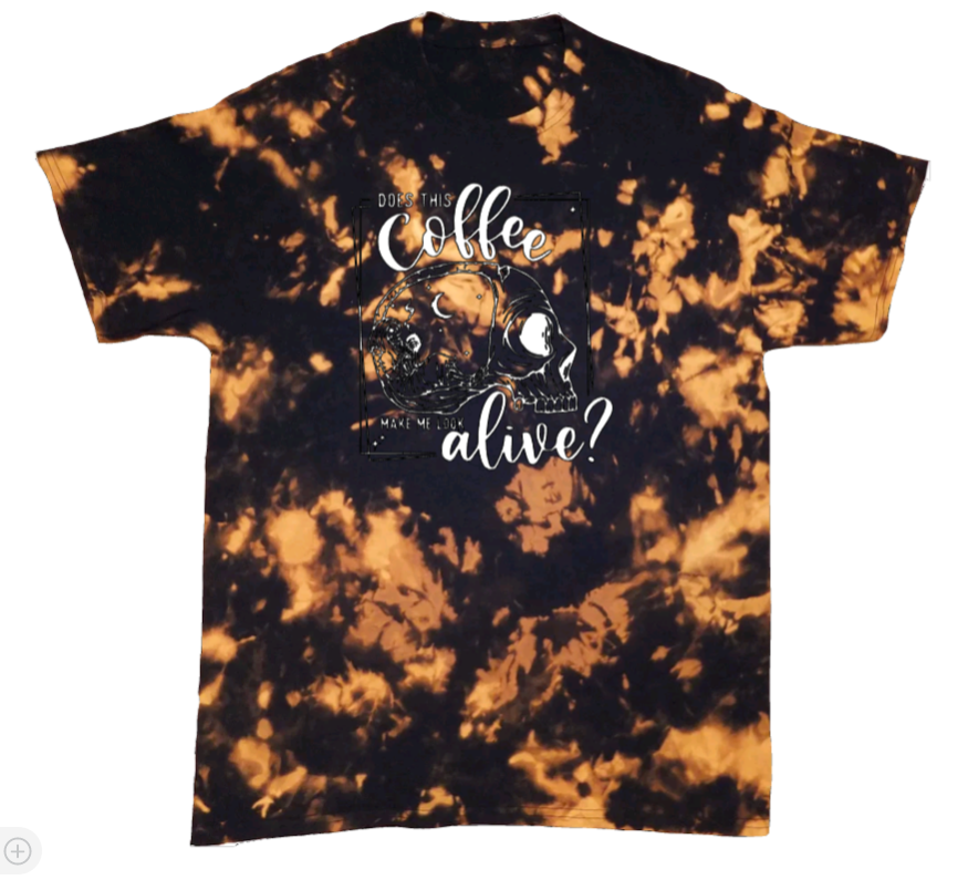 Does this coffee.. | Skull | T-shirt